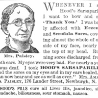 Hood&#039;s Sarsaparilla Pills Ad
