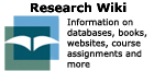 Research Wiki Knowledgebase
